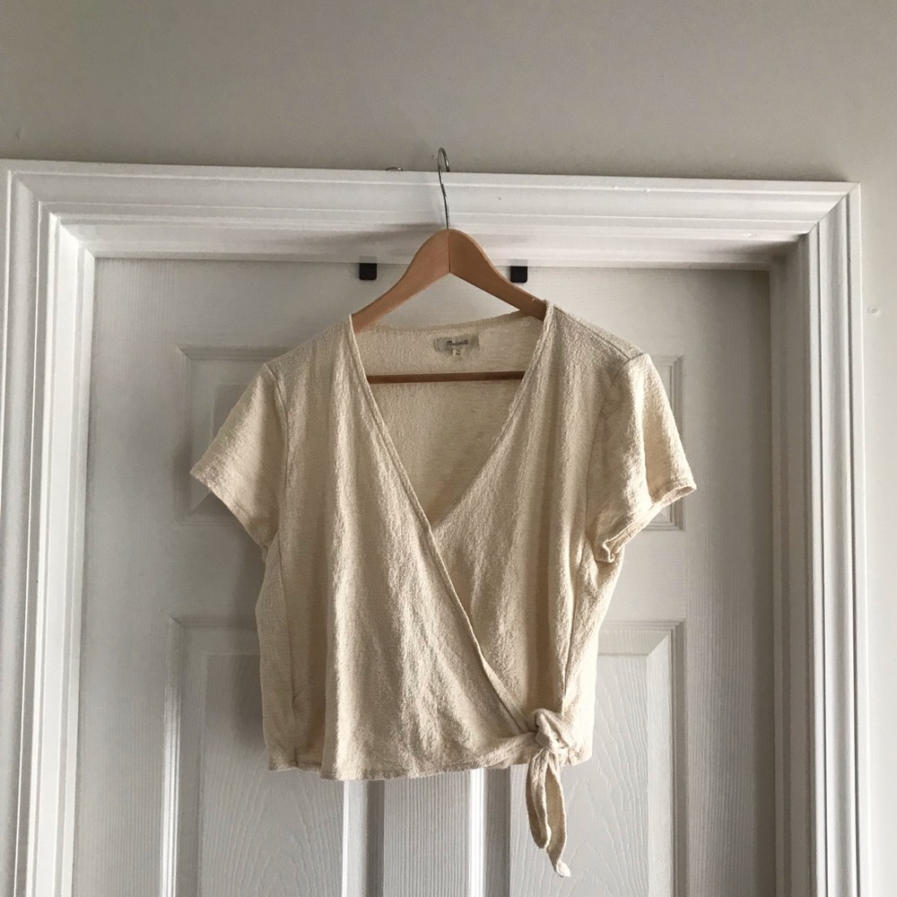 Madewell XL Cream Knit Top.